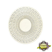2CRAFTY Chip Board - 6in Circle Zipper fr0153